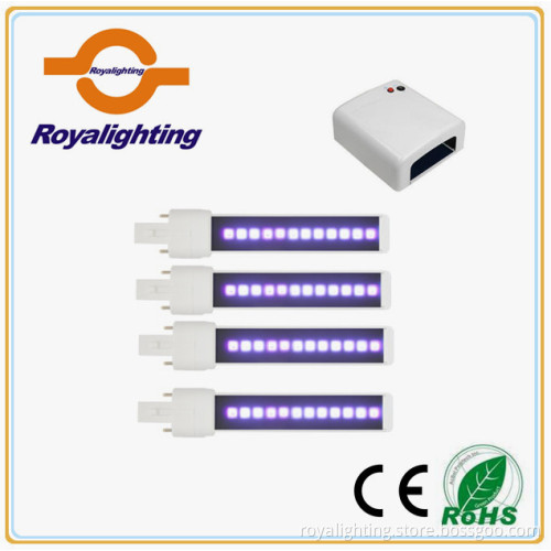 Replacement 365nm good quality competitive price 9W g23 LED nail uv lamp